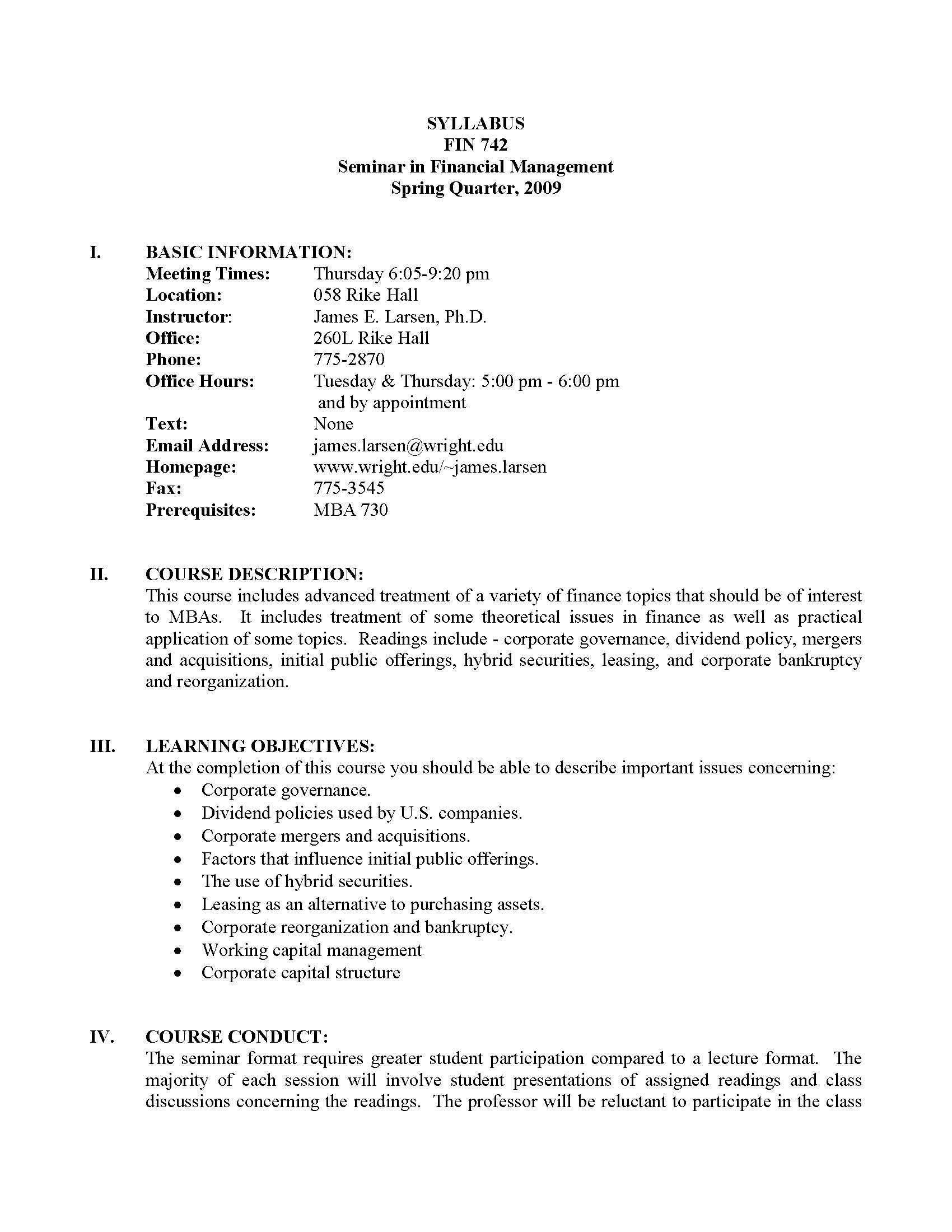 SeminarinFinancialManagement