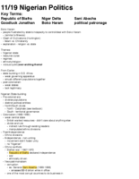 11/19 Nigerian Politics