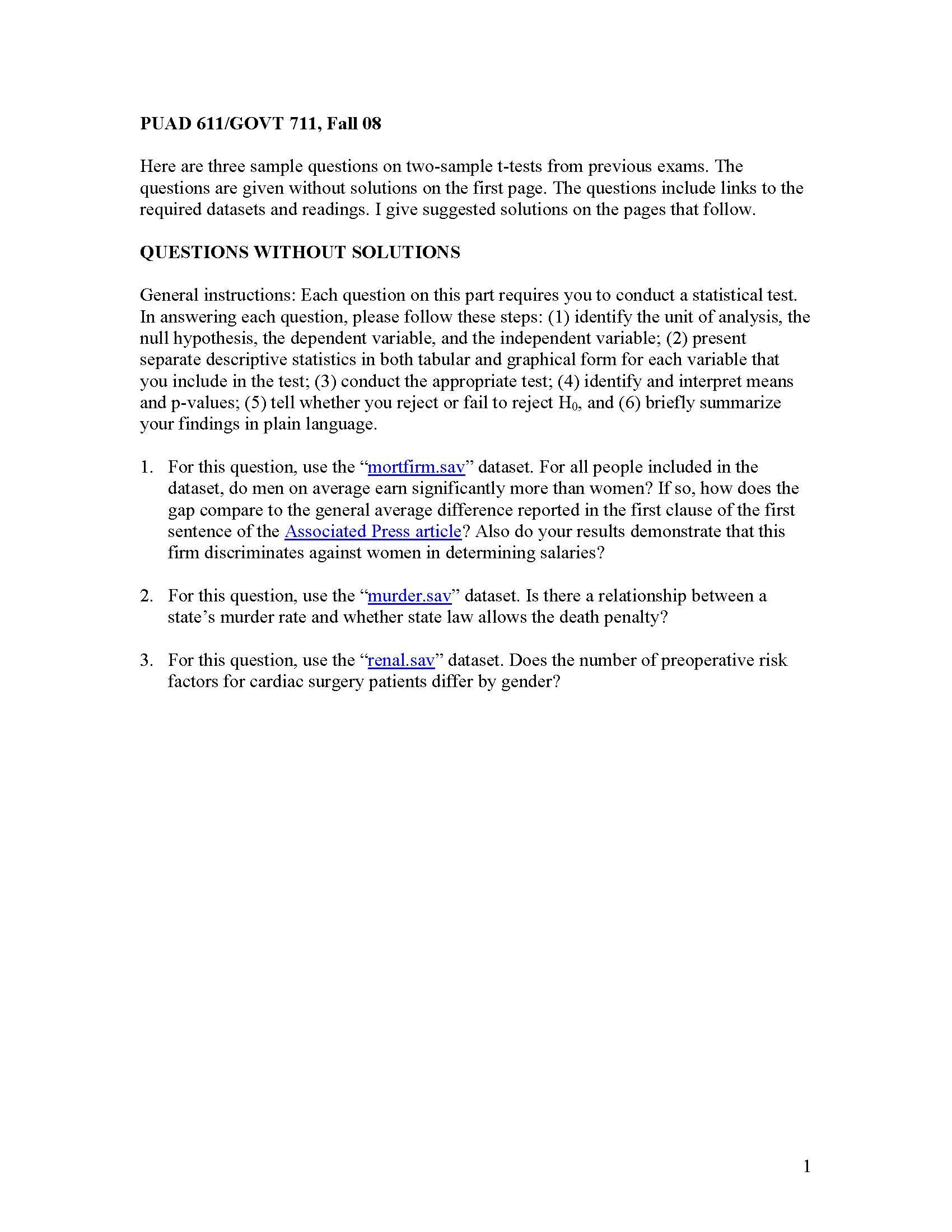 Prob SolvingData Analysis I