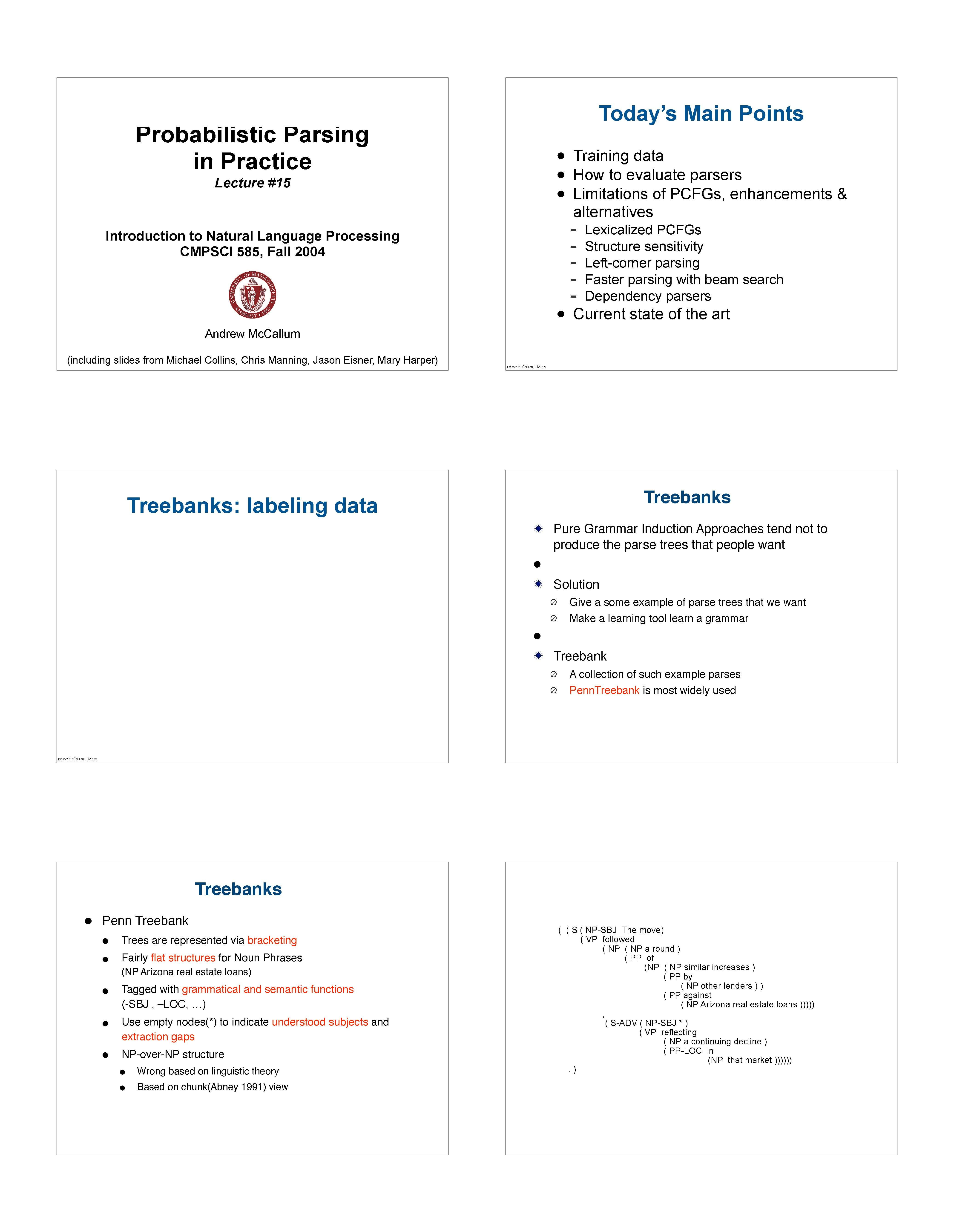 Introduction to Natural Language Processing
