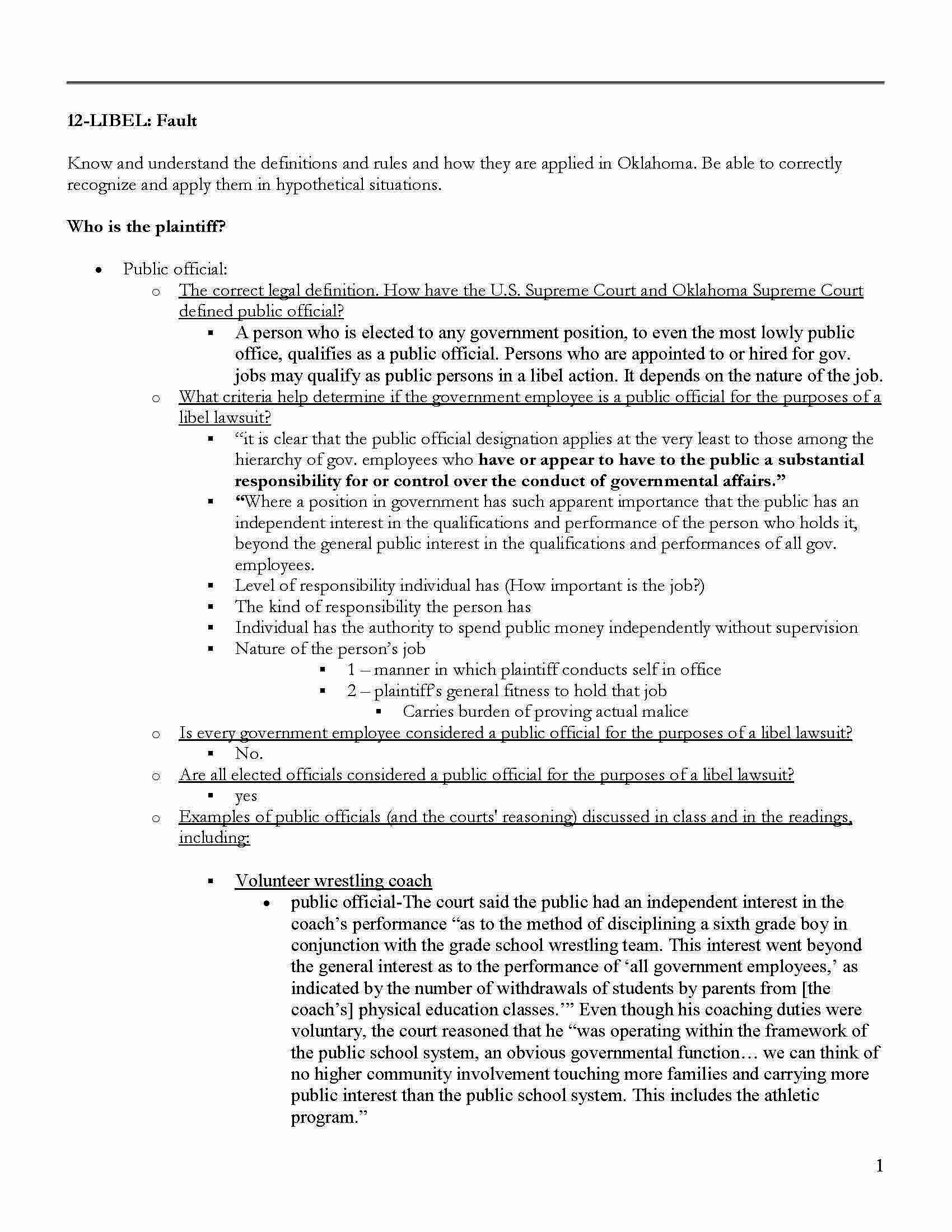 MASS COMMUNICATION LAW