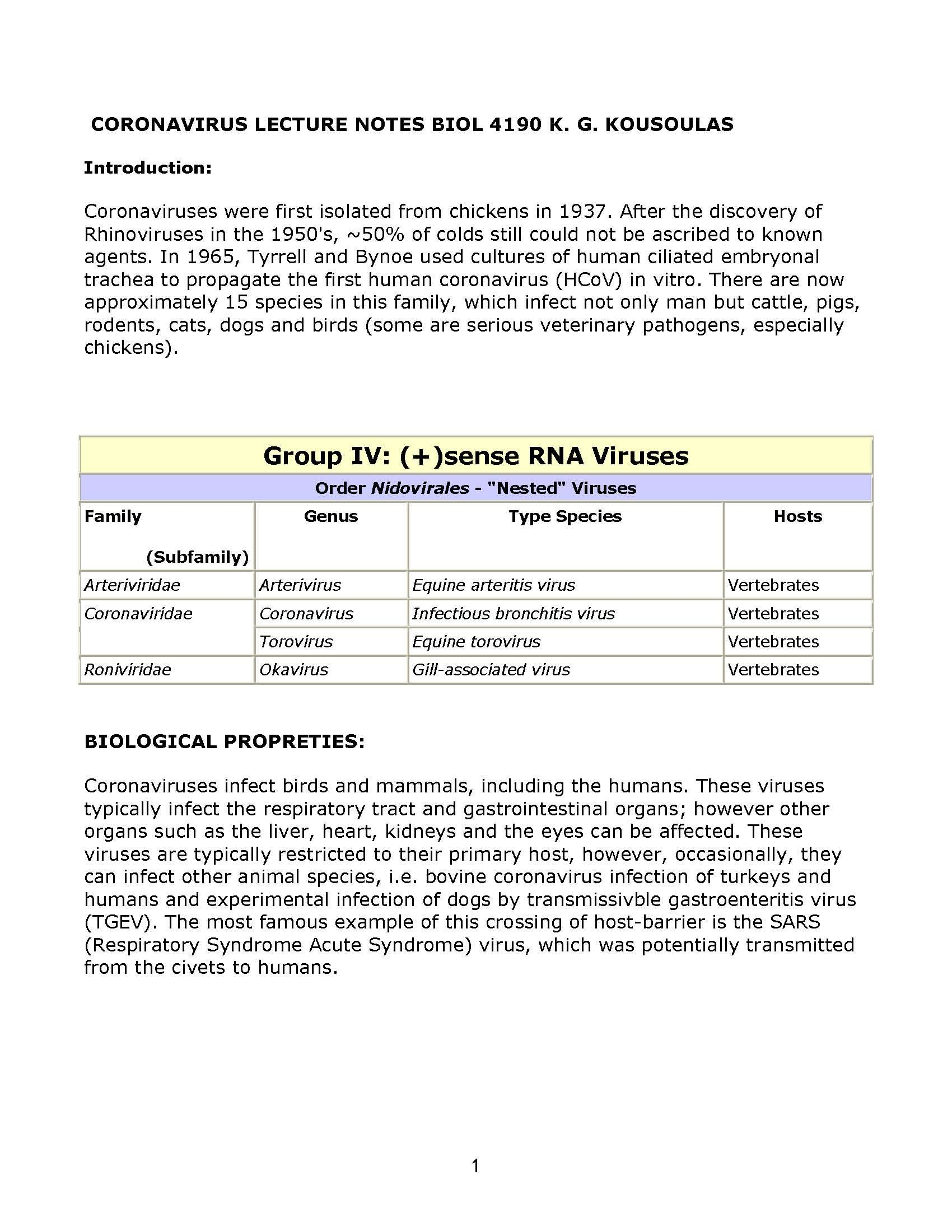INTR VIROLOGY