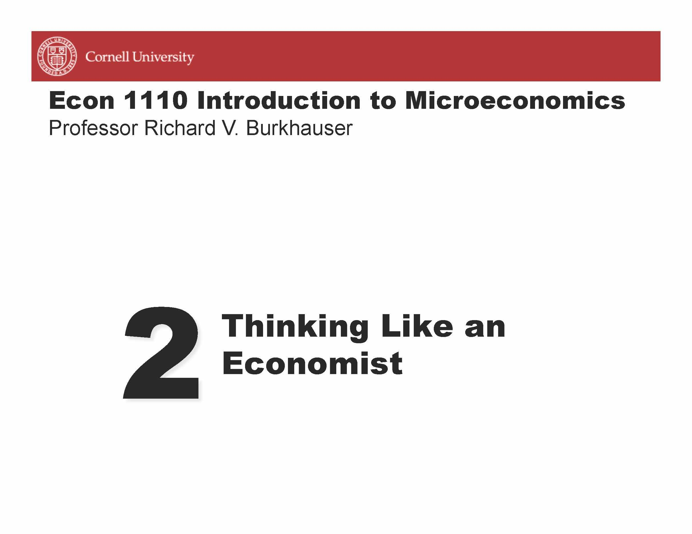 Introductory Microeconomics