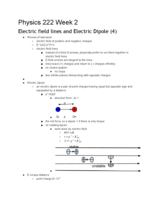 Week 2 notes Physics 222