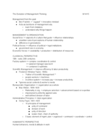 The Revolution of Management Thinking