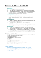 Chapter 4 - Whose Fault Is It?