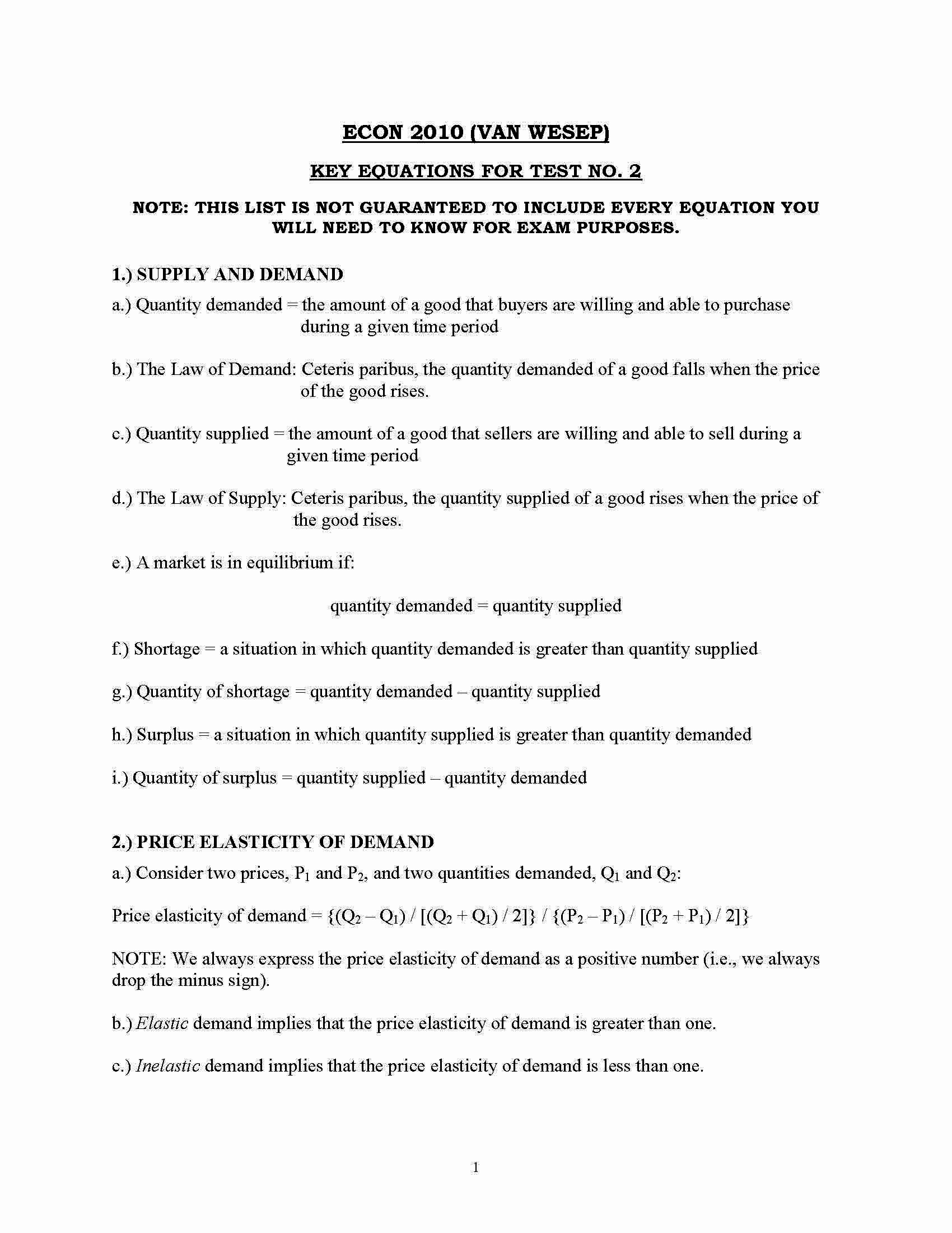 Principles Of Microeconomics