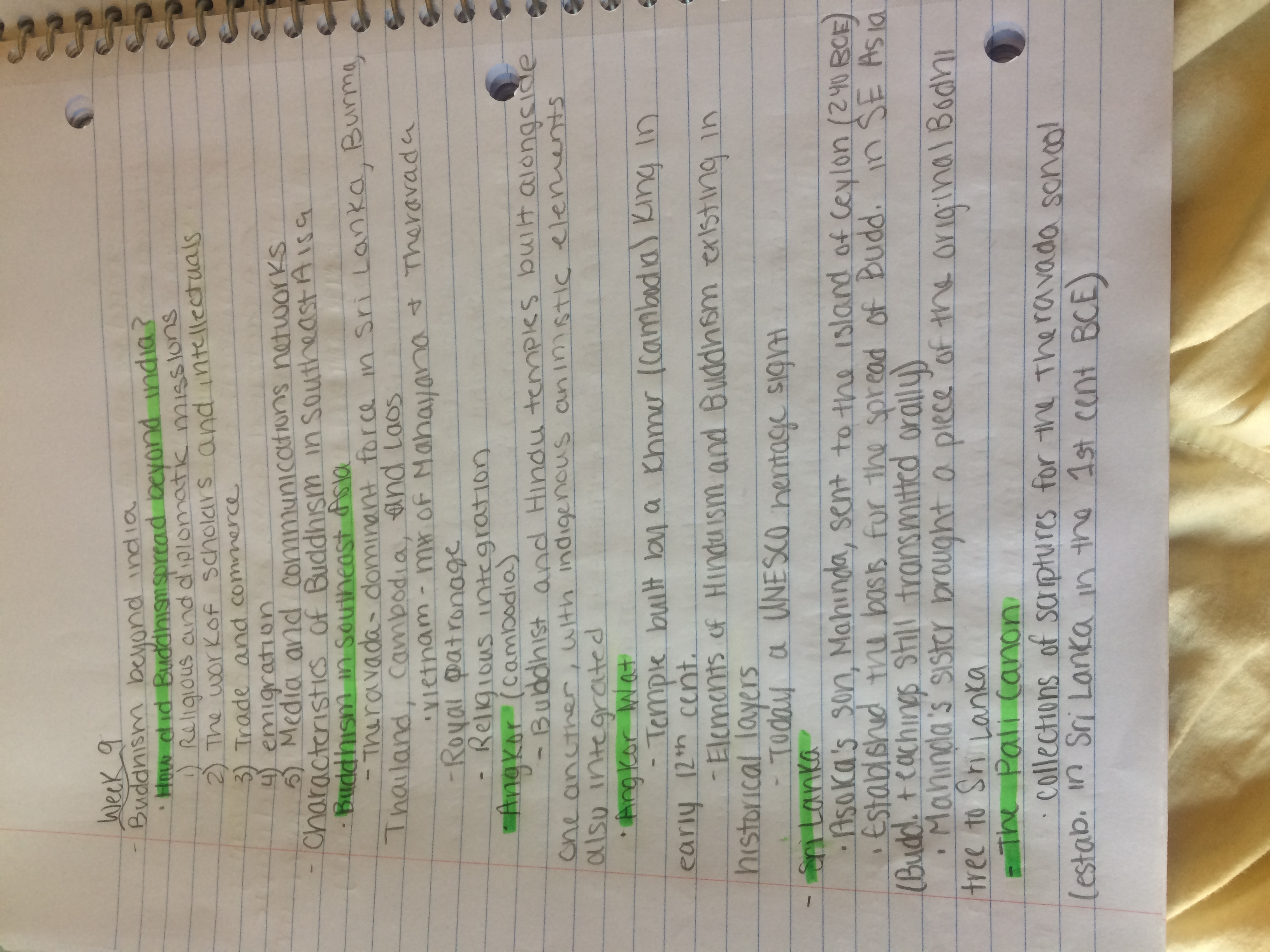 Week 9 of notes 