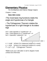 All of Chapter 1 Notes