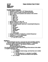 Midterm 2 Study Guide