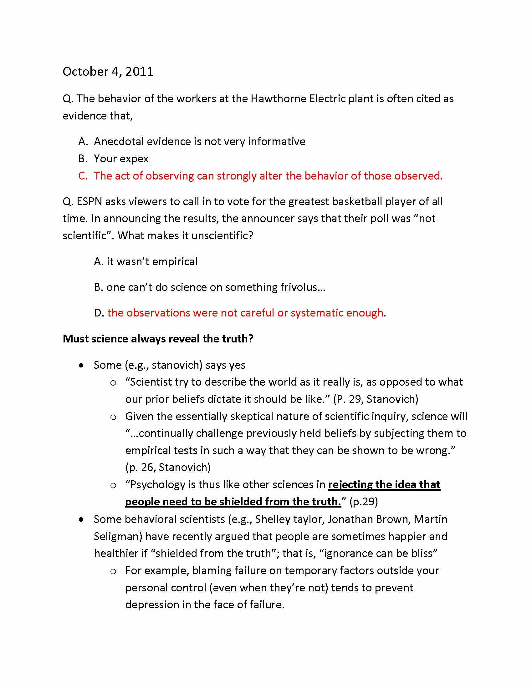 Evaluating Evidence