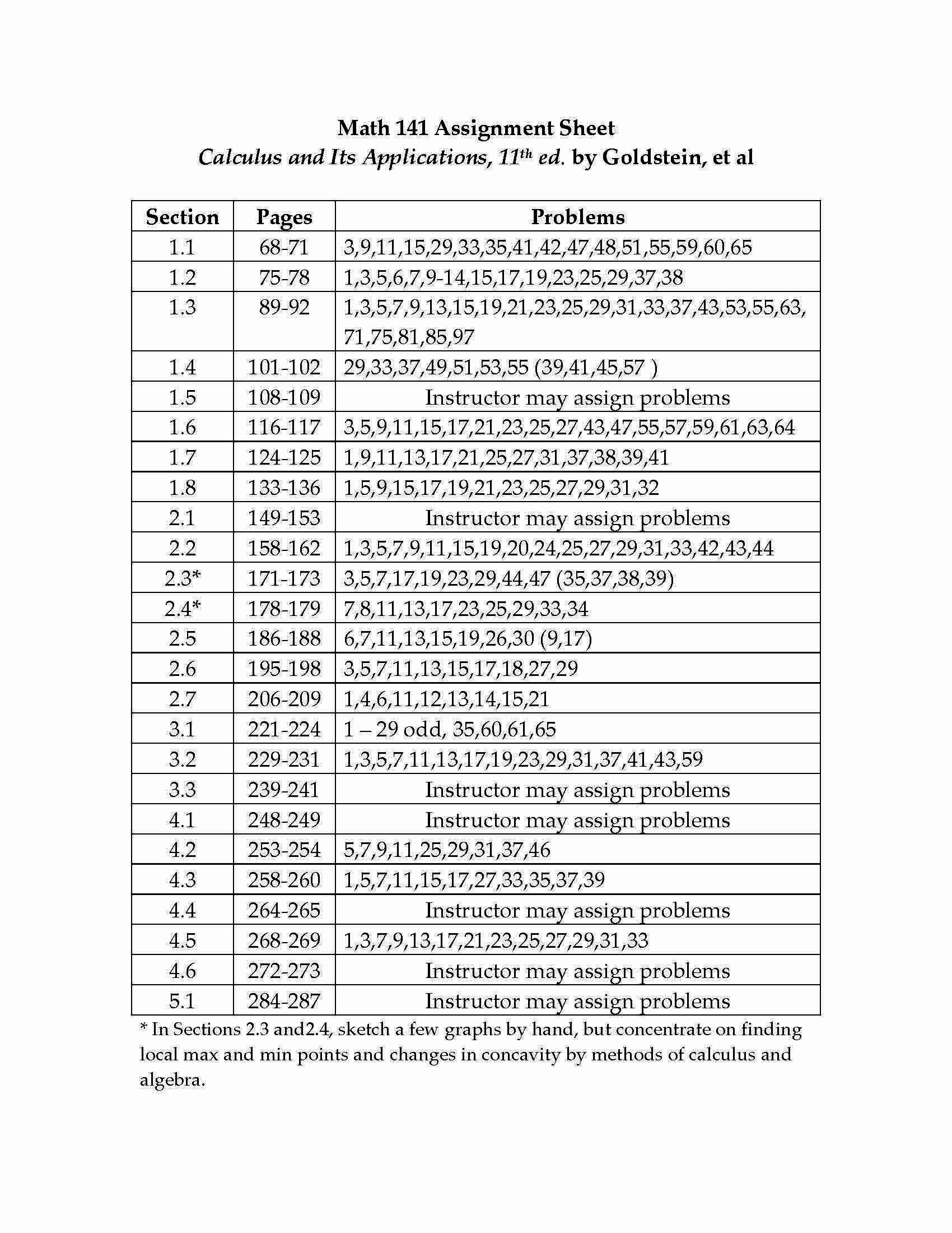 Calculus with Applications