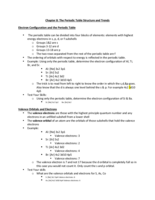 Chapter 8 The Periodic Table Structure and Trends