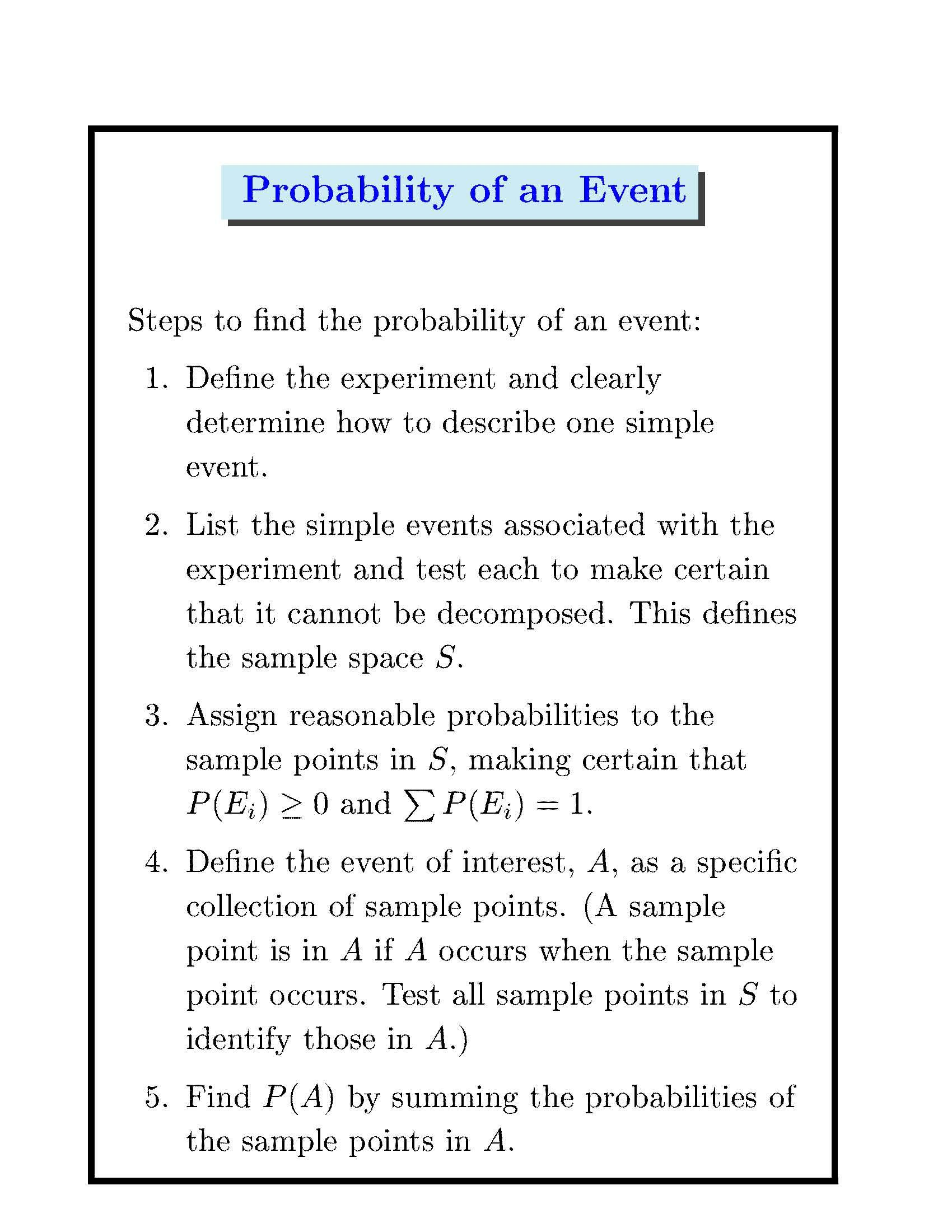 Introduction to Mathematical Statistics I