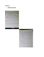 Humanities_Reading and Lecture Notes