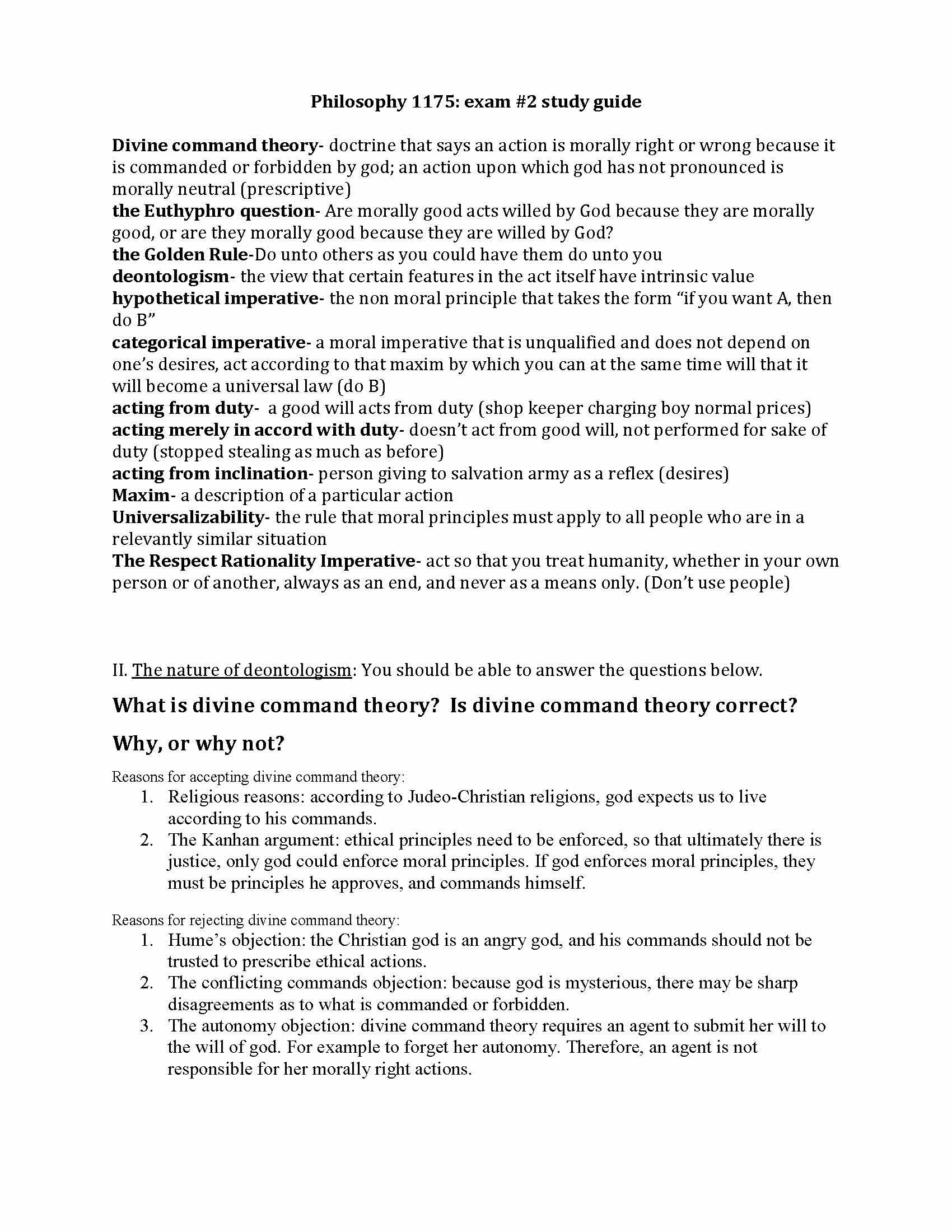 Introduction to Ethics