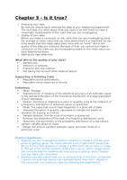 Chapter 5 - Is it true?