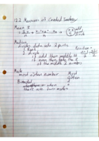 12.2 Math 105 Quick notes