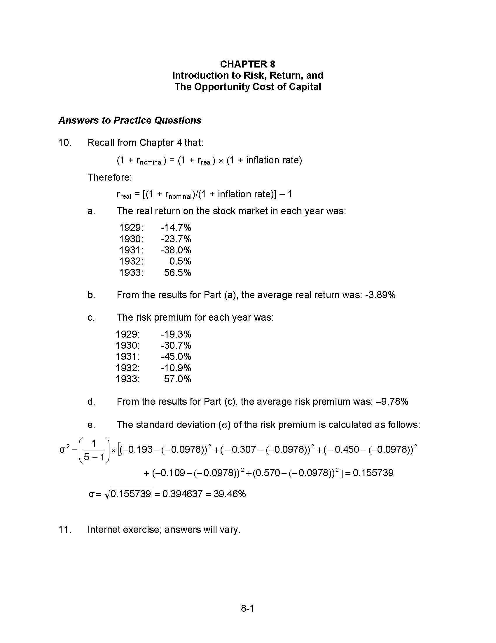 Problems in Financial Management