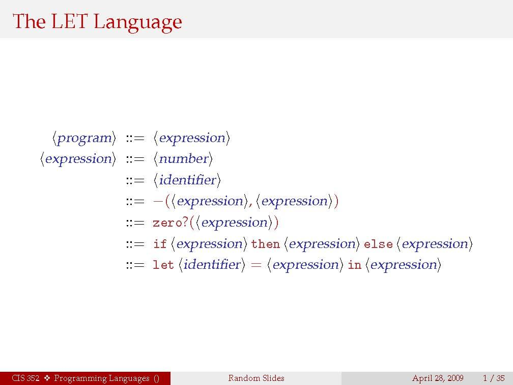 Progrmng LangThry&Prctic
