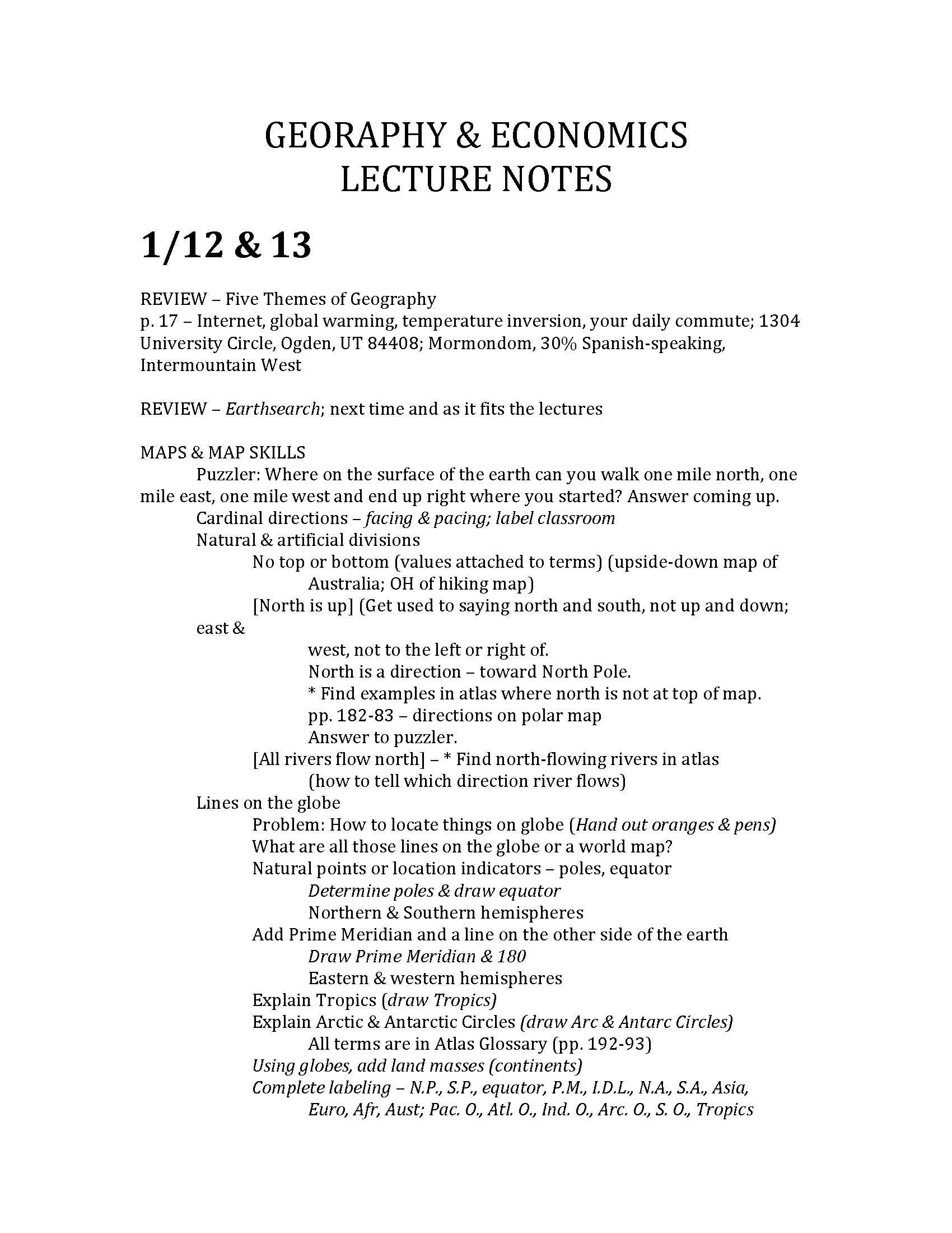 Soc Studies for Elem Teachers