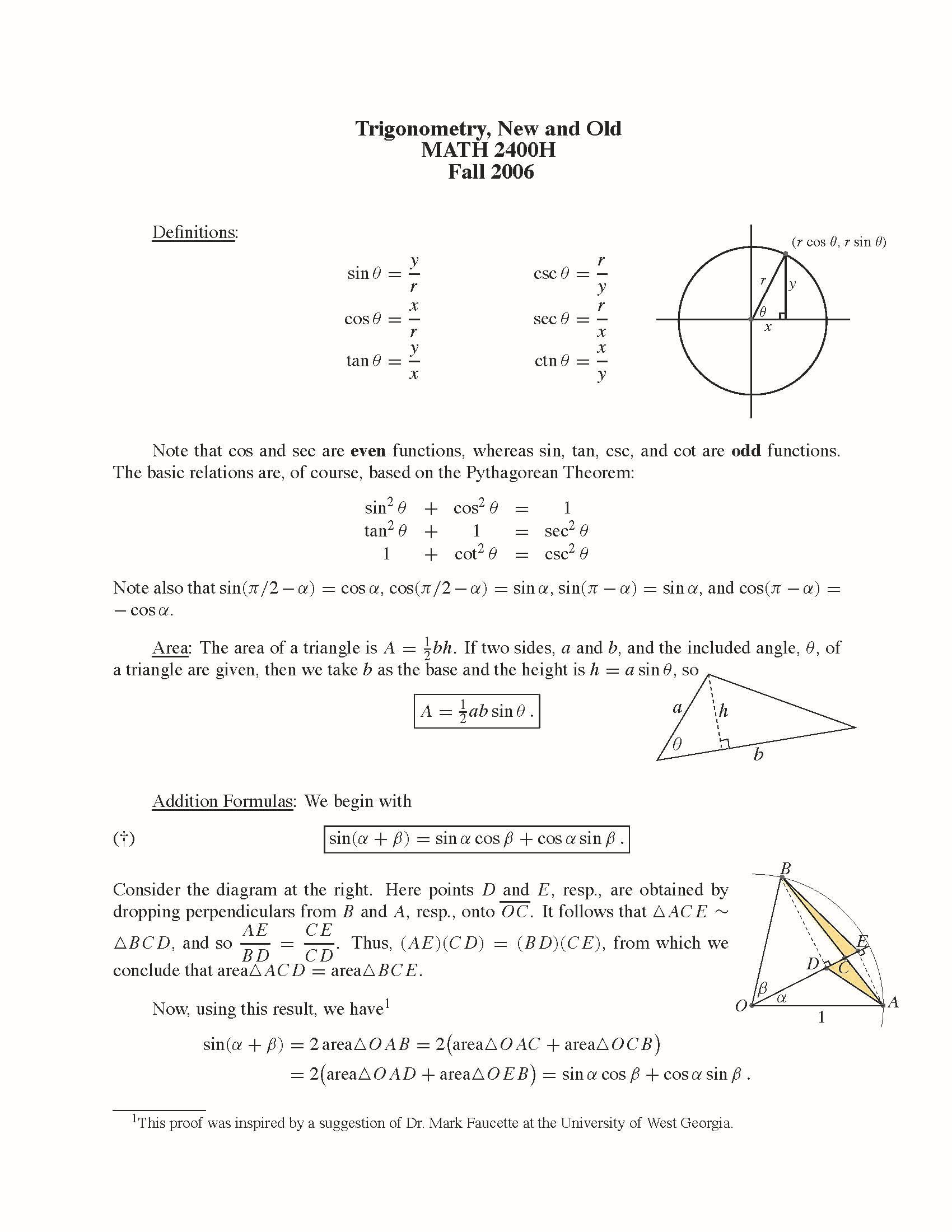 DIFF CALC THRY