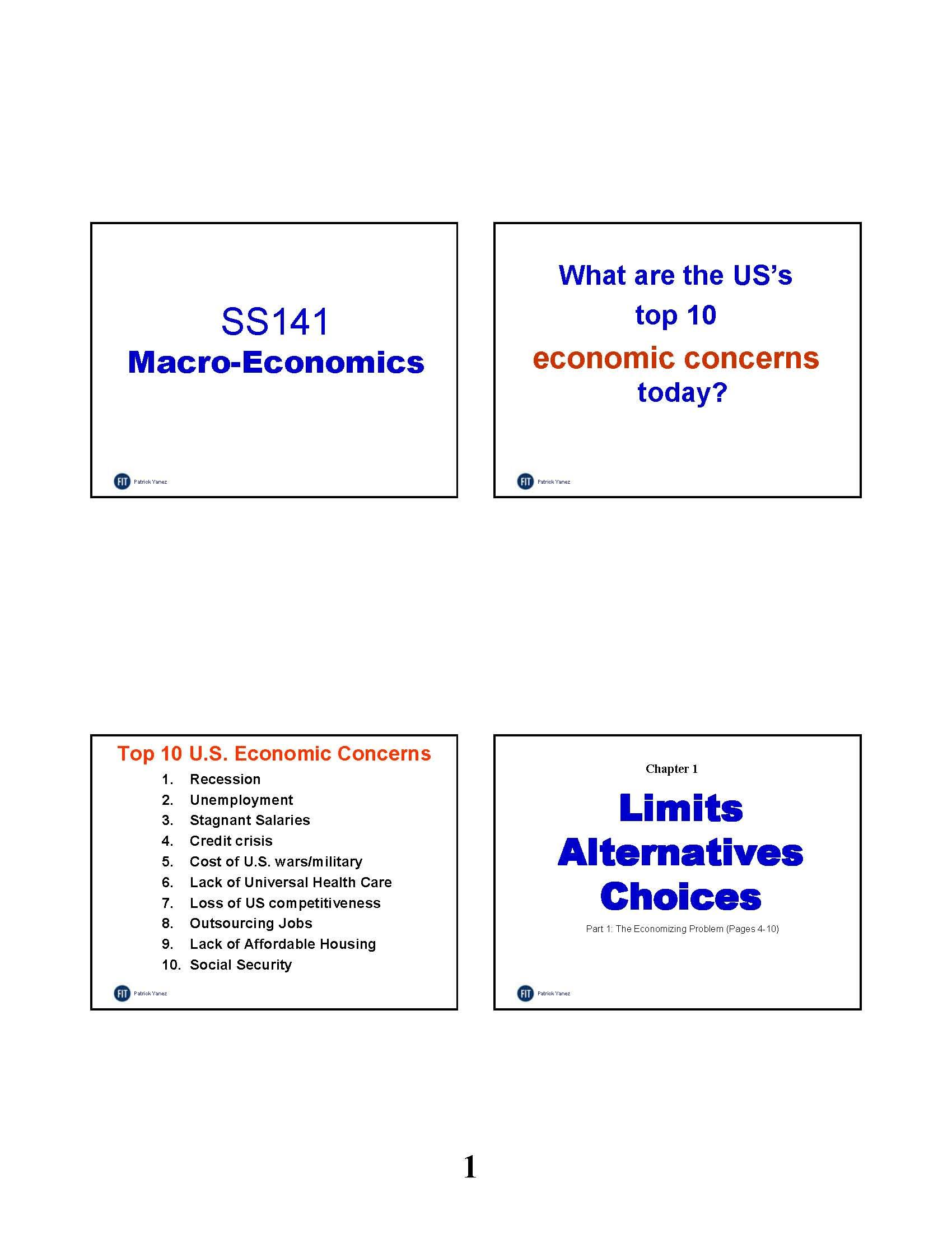MACROECONOMICS