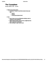Week 9,  Pollution & water, and the cryosphere 