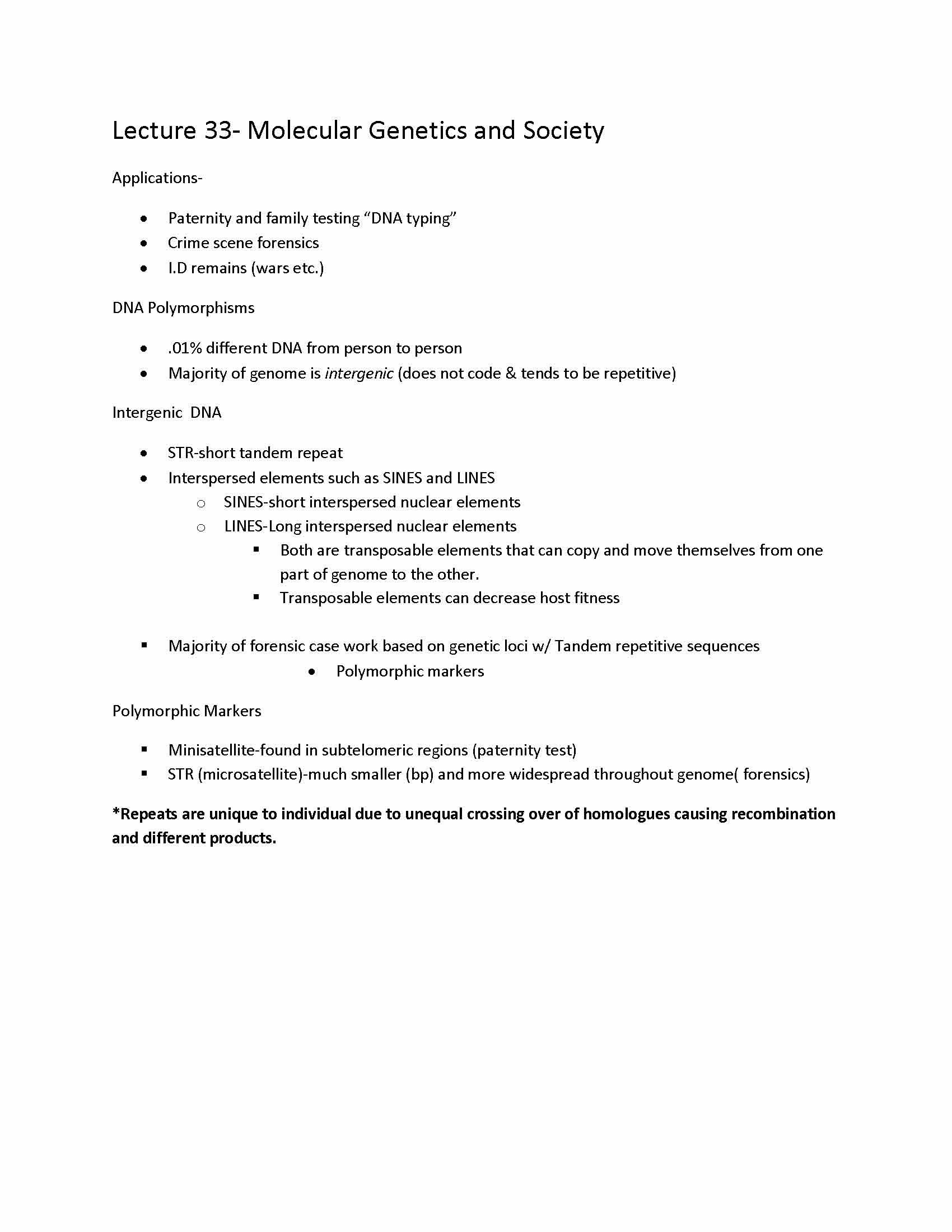 Intro Molecules, Cells & Devp