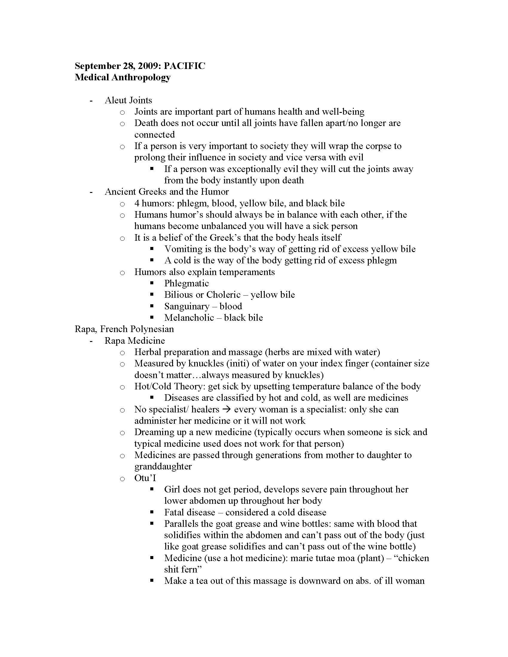 Varieties of Human Experience