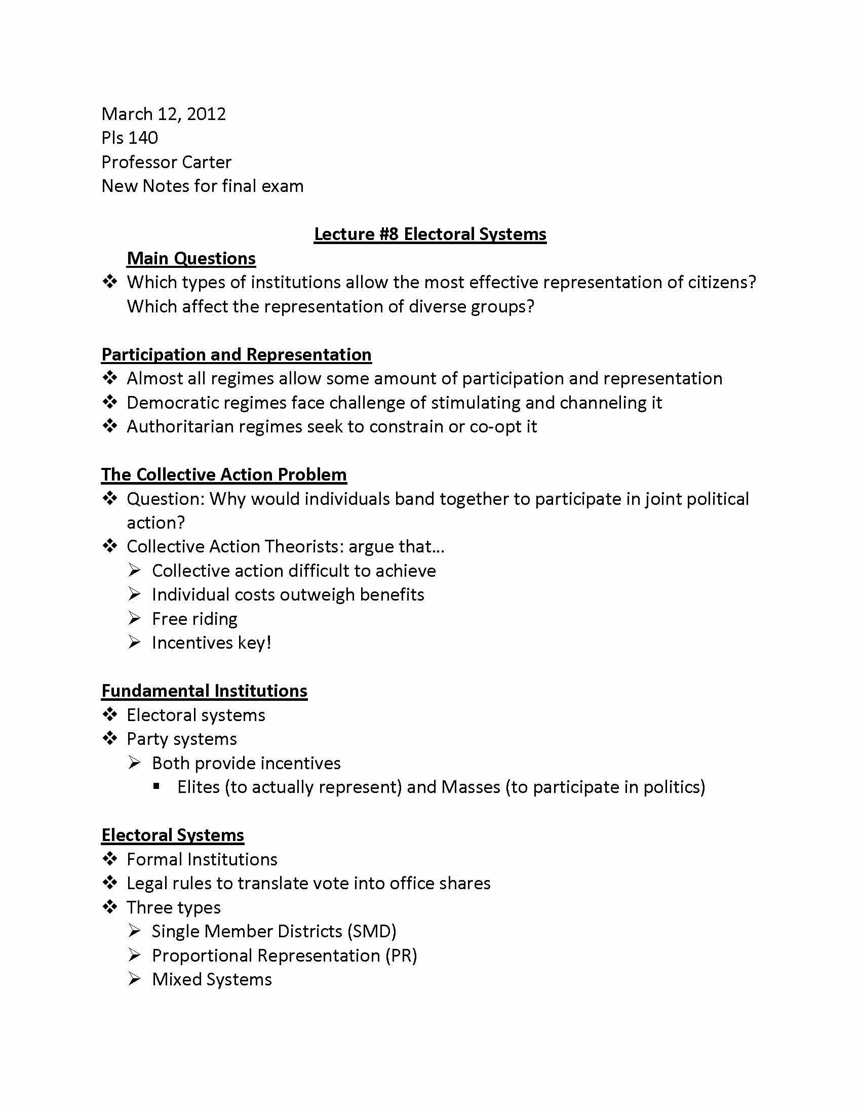 Govt & Politics of the World