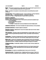 Law and Society Exam 2