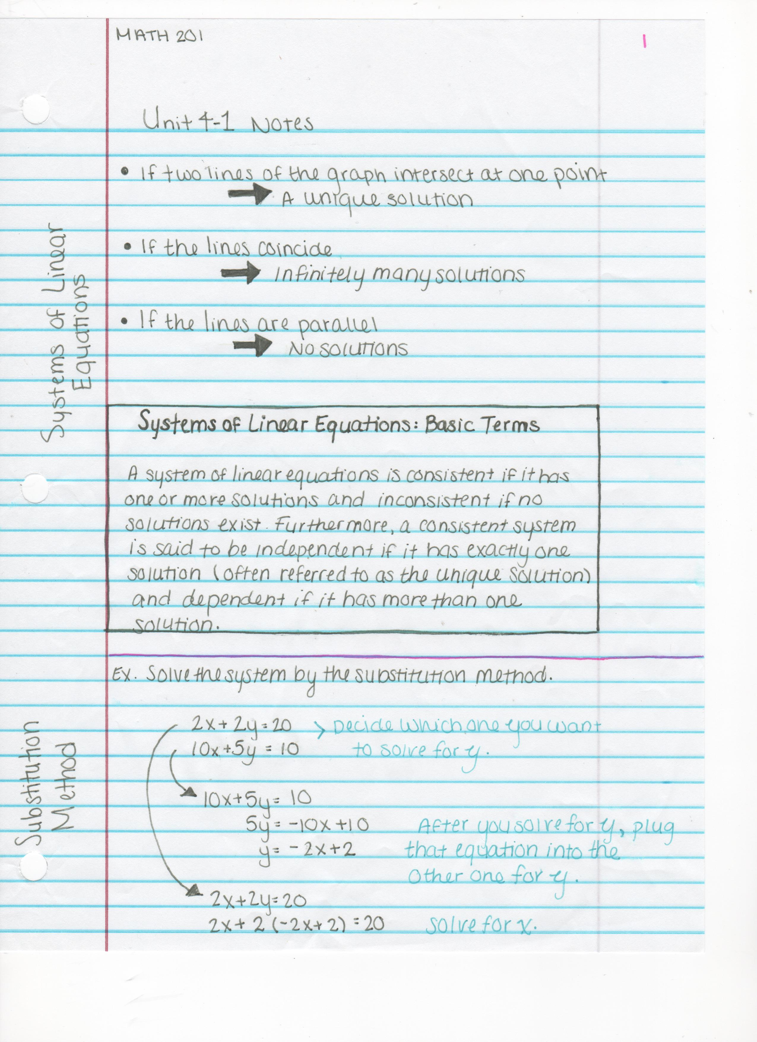 Unit 4.1-4.3 Notes