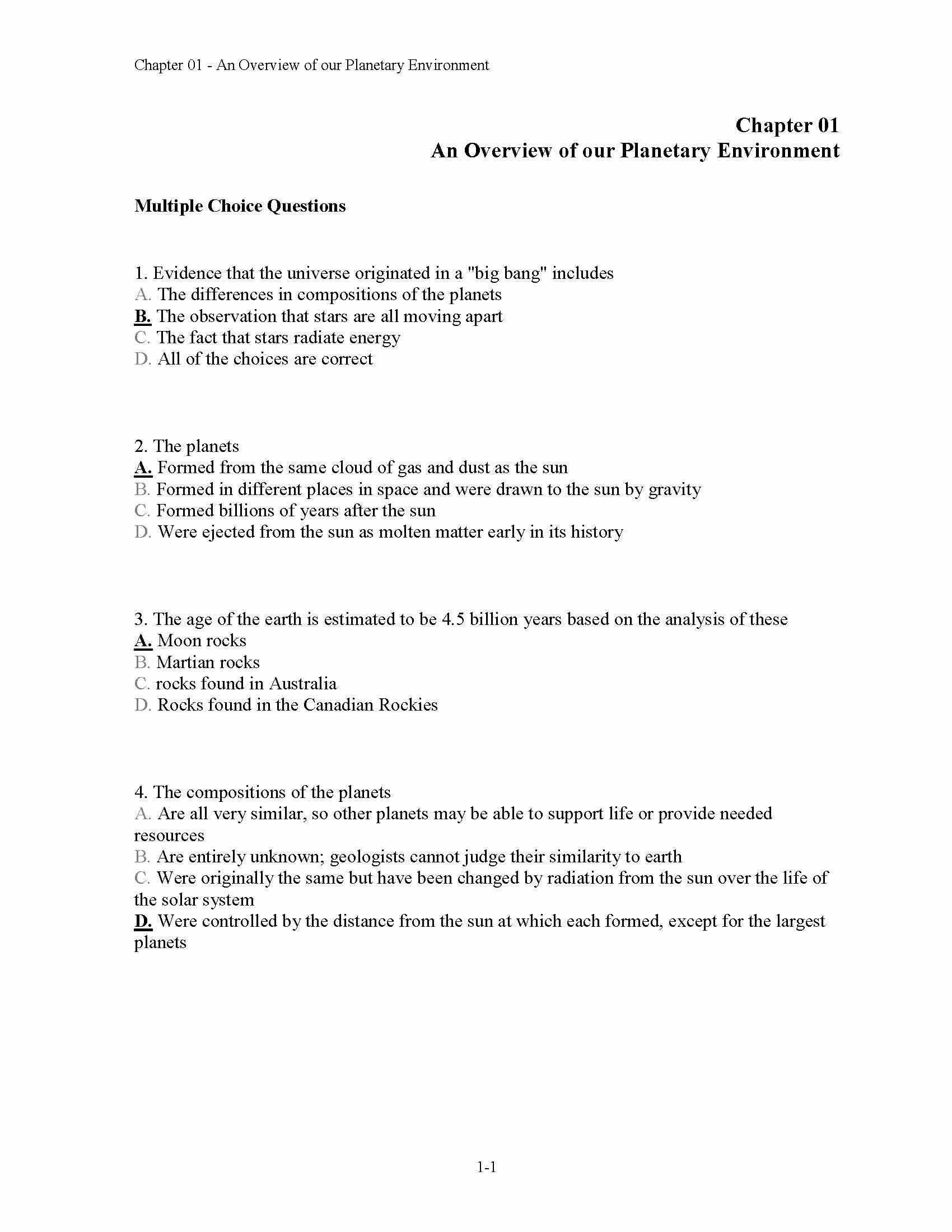 ENVIRONMENT OF THE EARTH