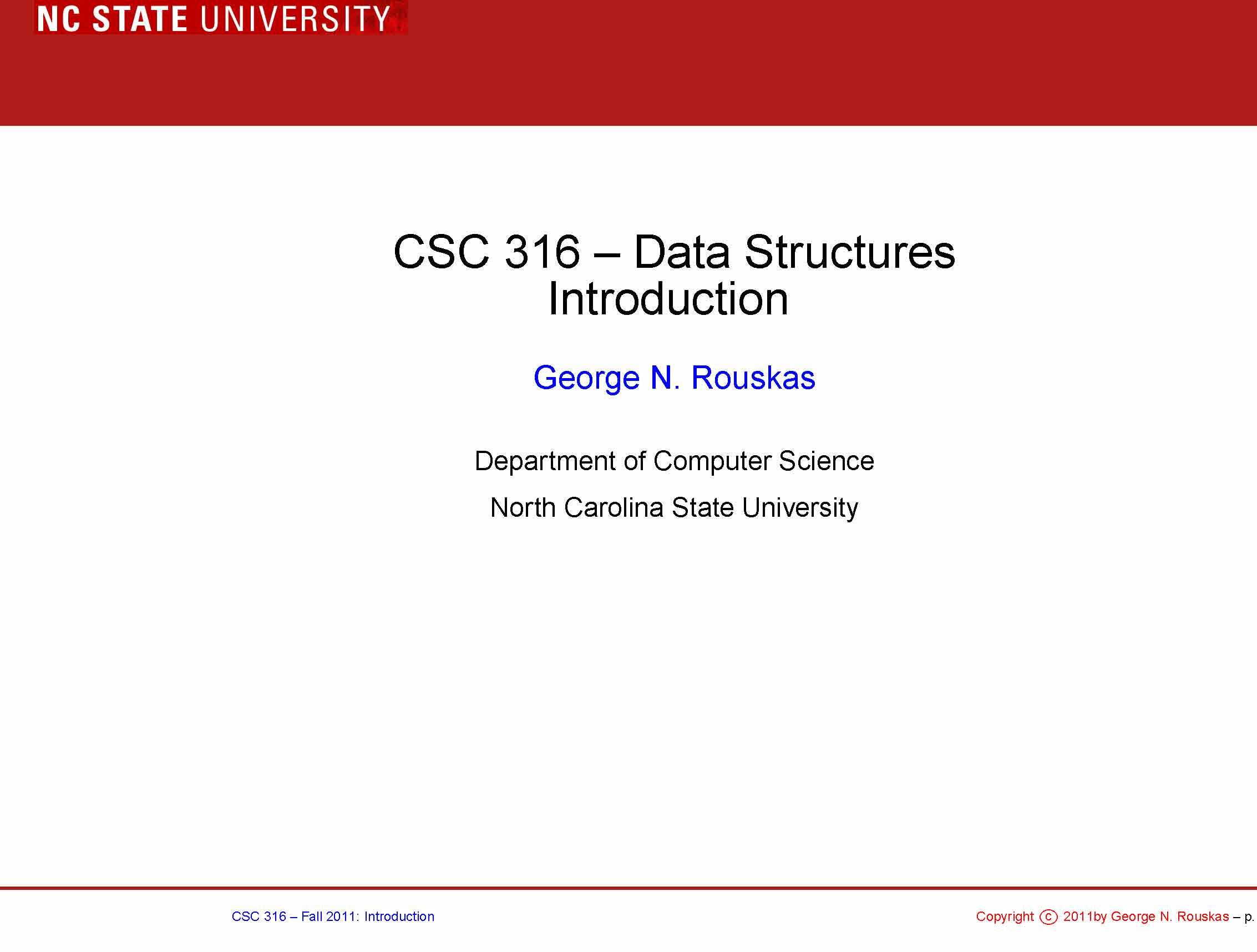 Data Structures for Computer Scientists