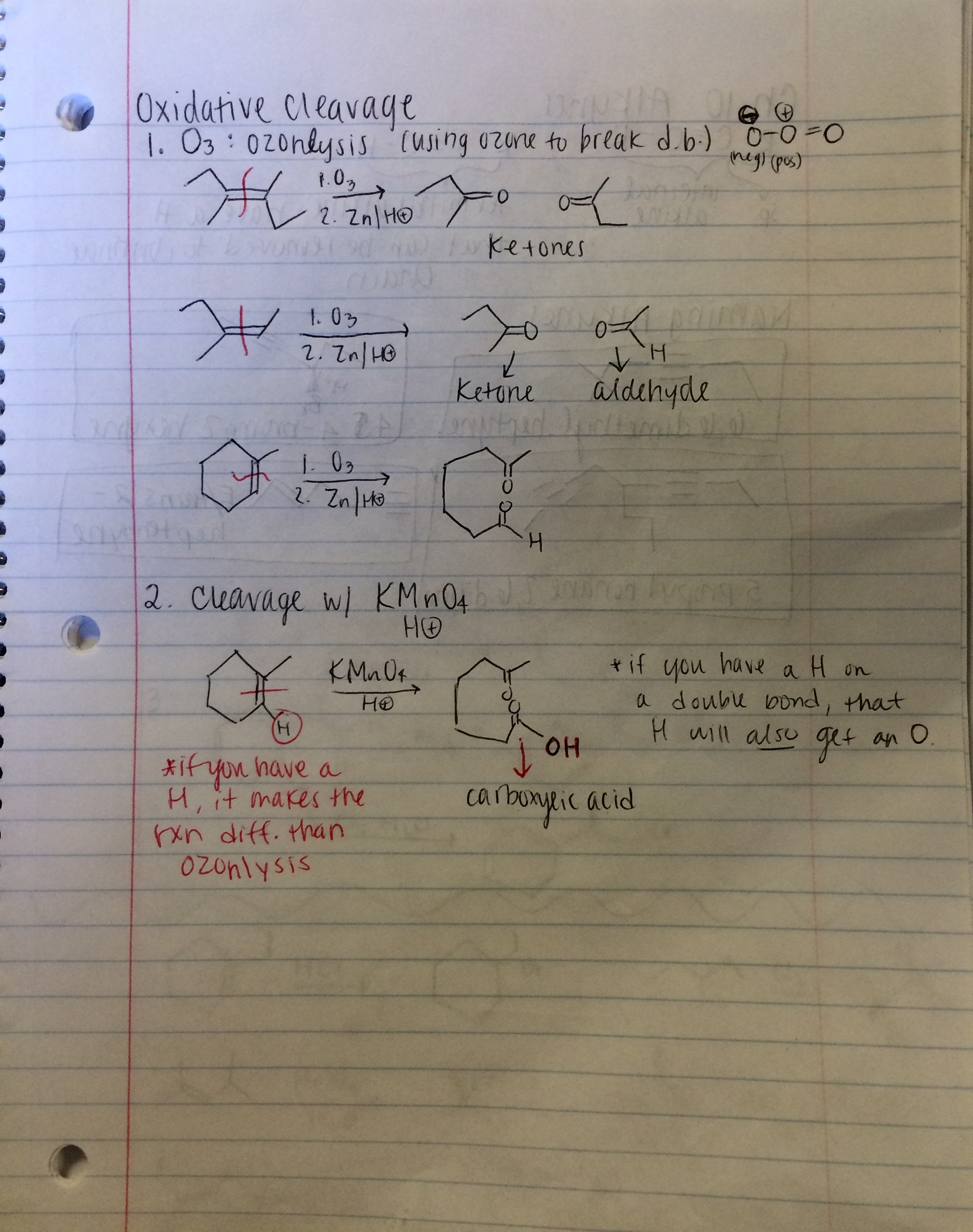 Notes on Oxidative Cleavage