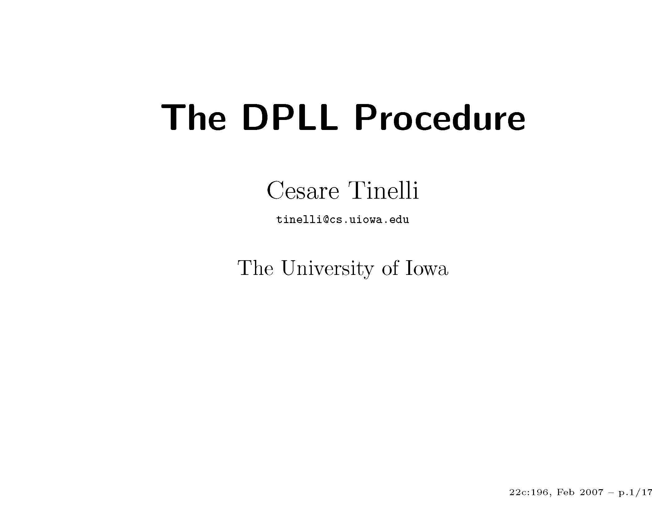 Topics in Computer Science