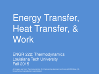 ENGR 222 Thermodynamics Notes