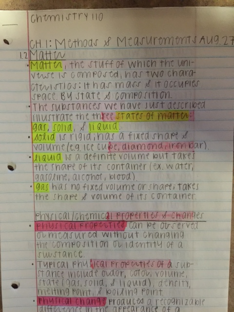 Chapter 1: Methods and Measurement Notes