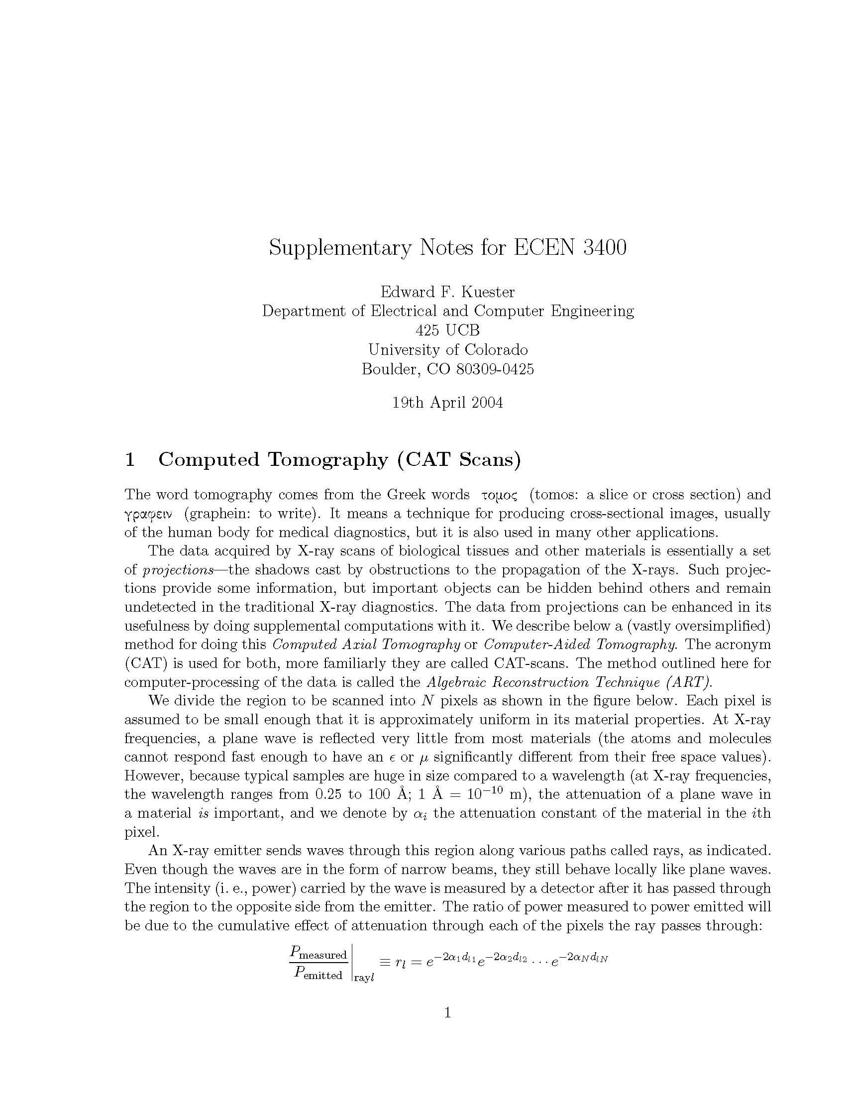 Electromagnetic Fields and Waves