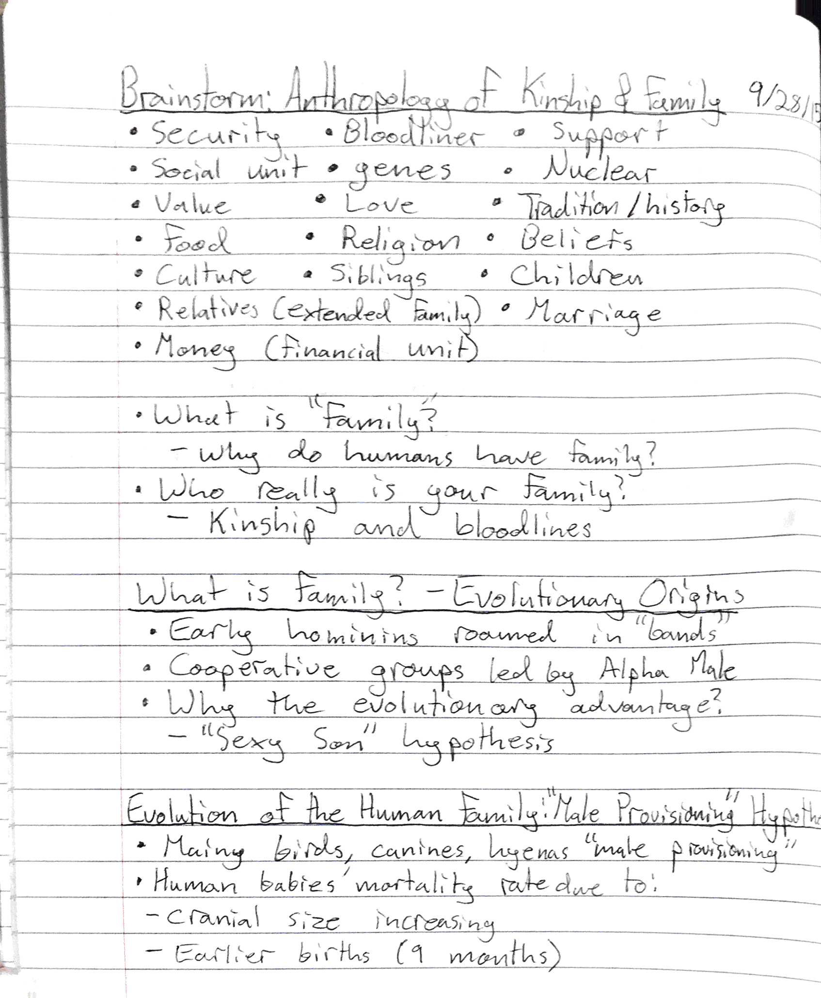 Week 4 Notes Anthropology