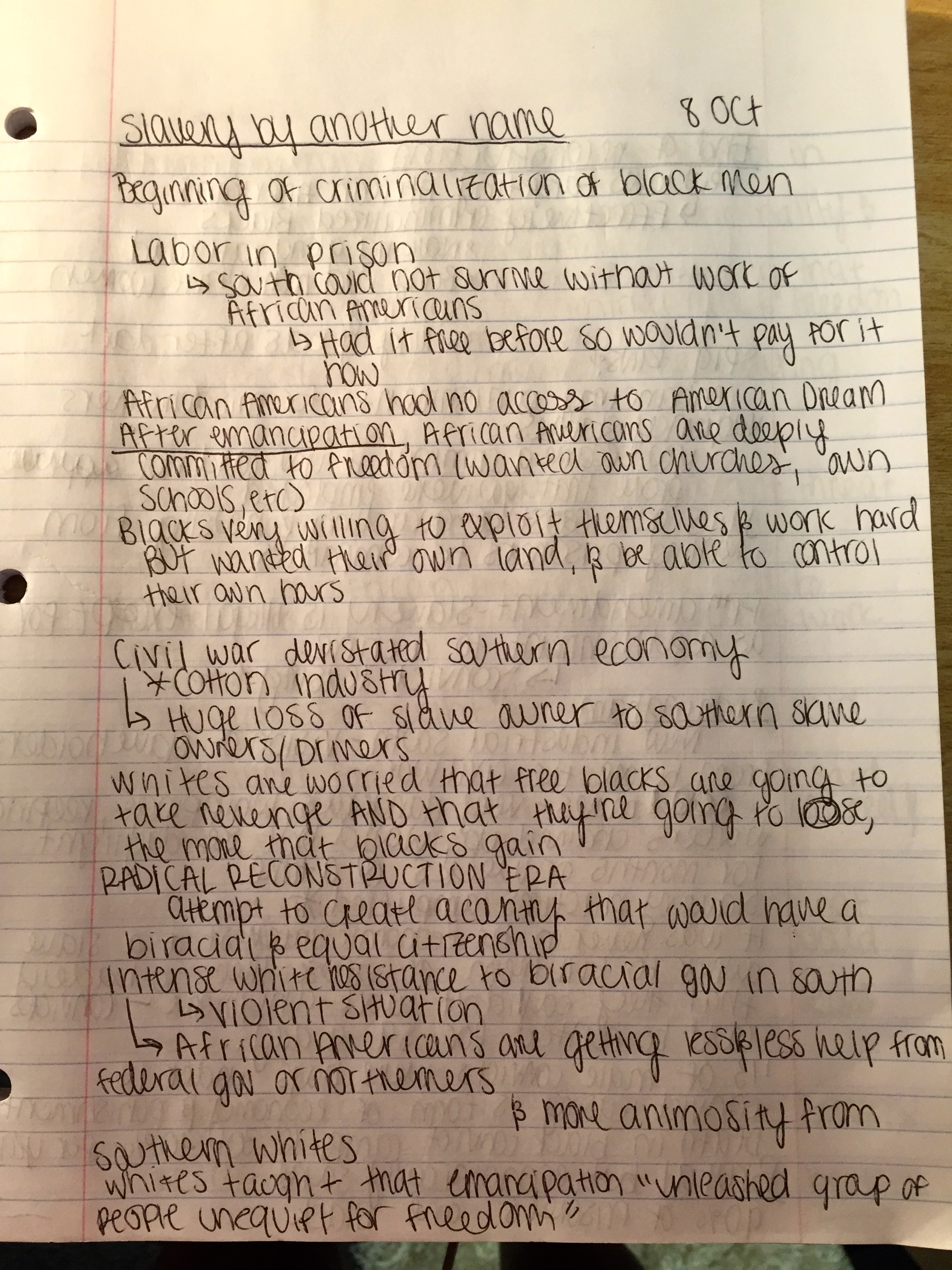 "Slavery By Another Name" Movie Notes