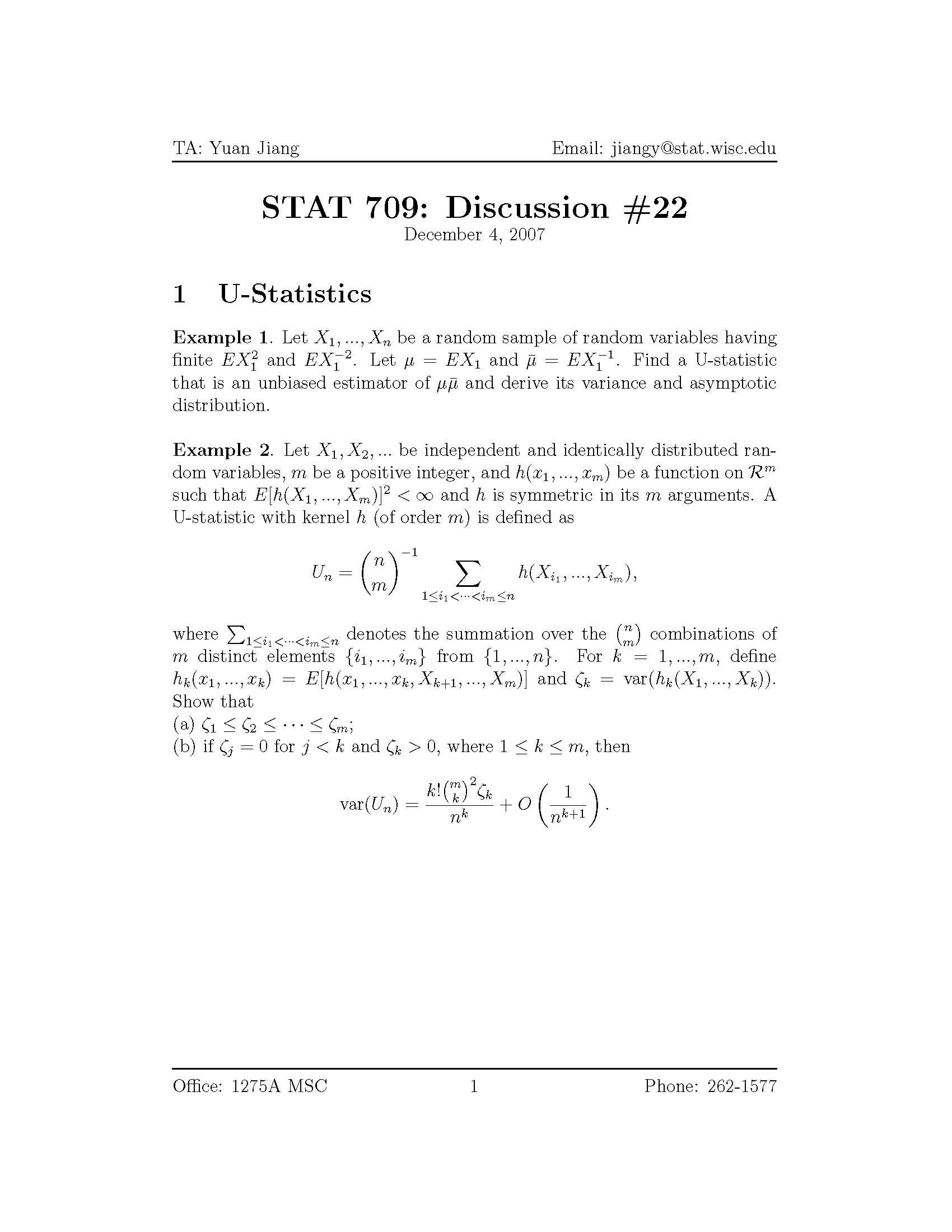 Mathematical Statistics