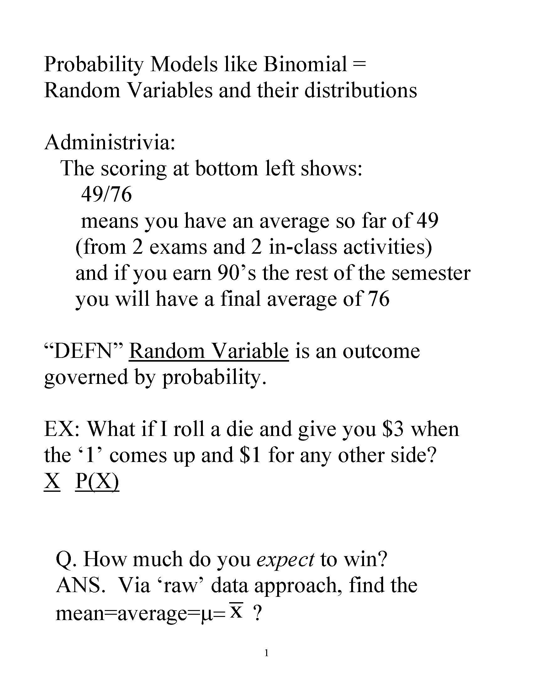 ELEMENTARY STATISTICS