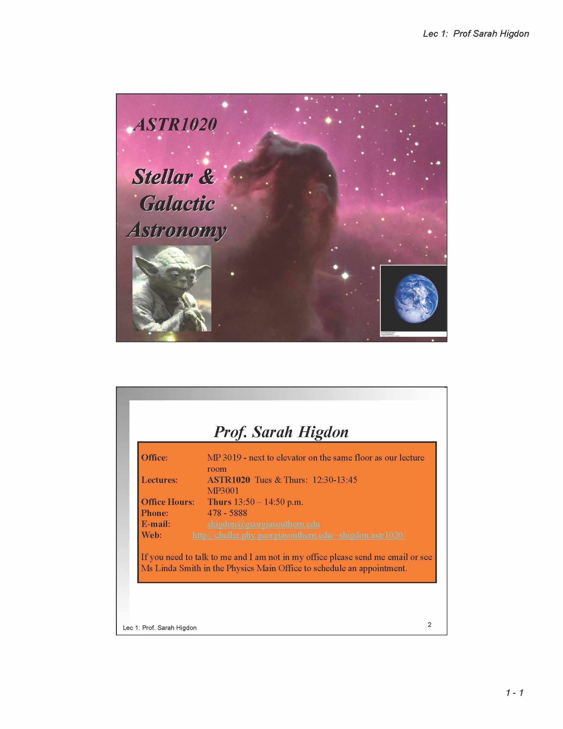 Stel Gal AstrCoReq ASTR 1211S