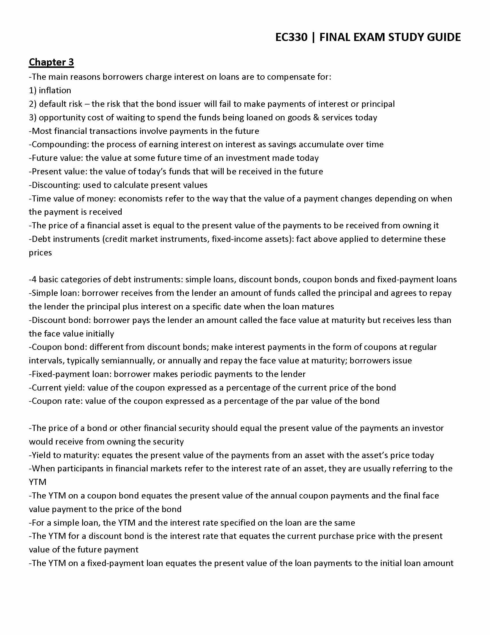 Money Bank & Fin Markets