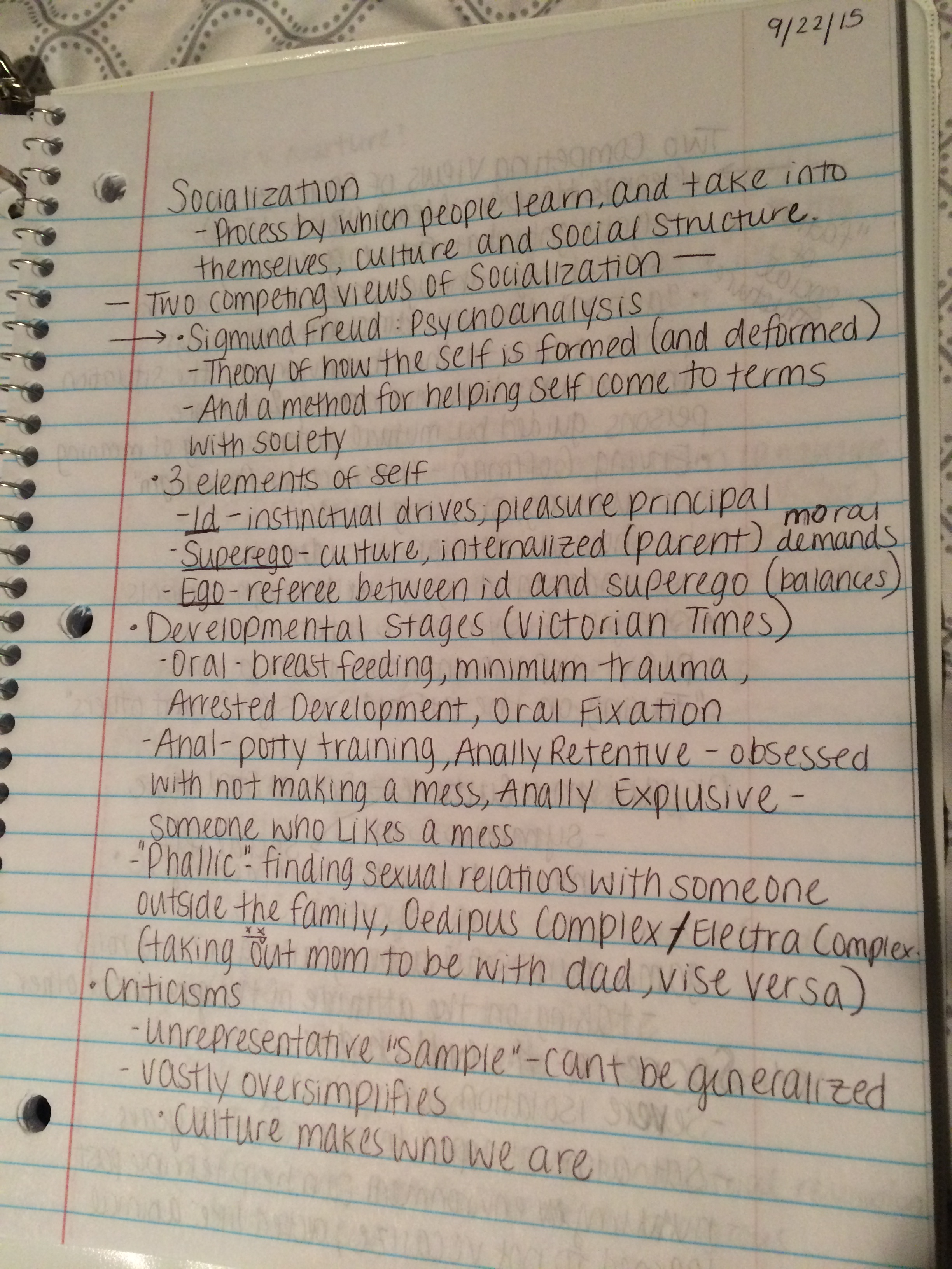 SOC 105 - 002 Notes