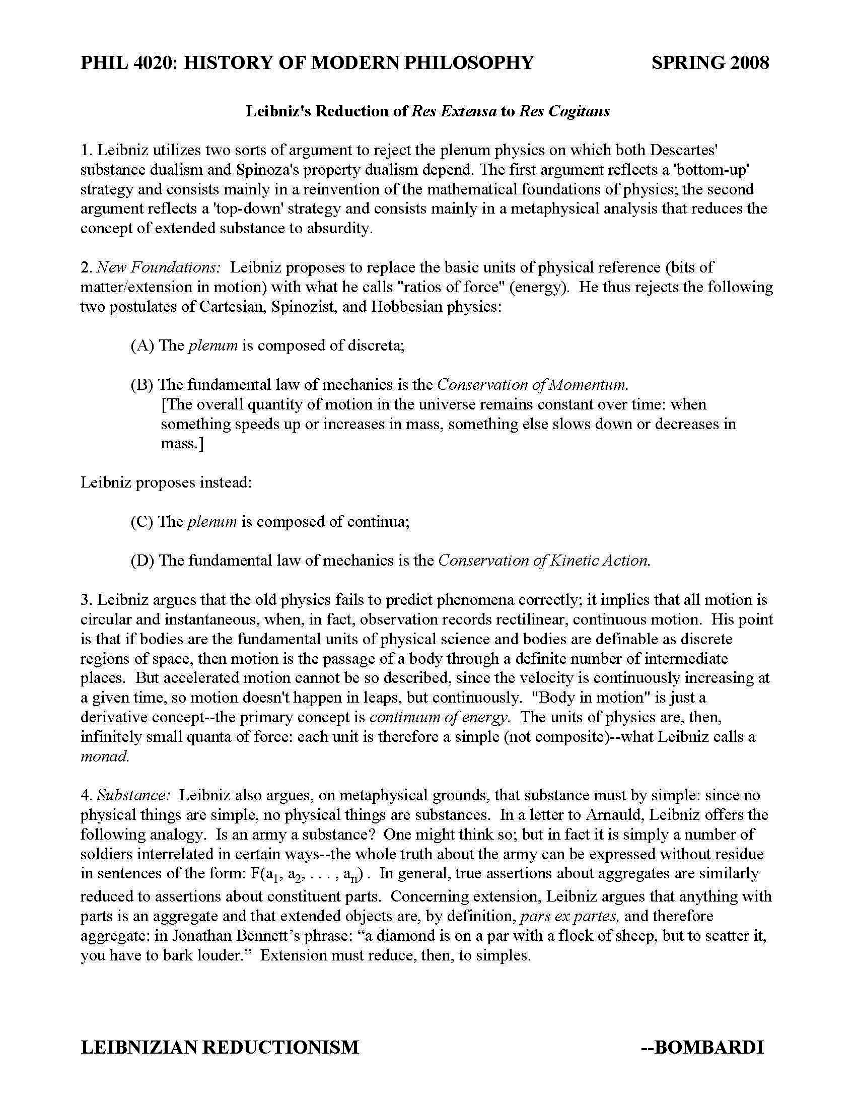 History of Modern Philosophy