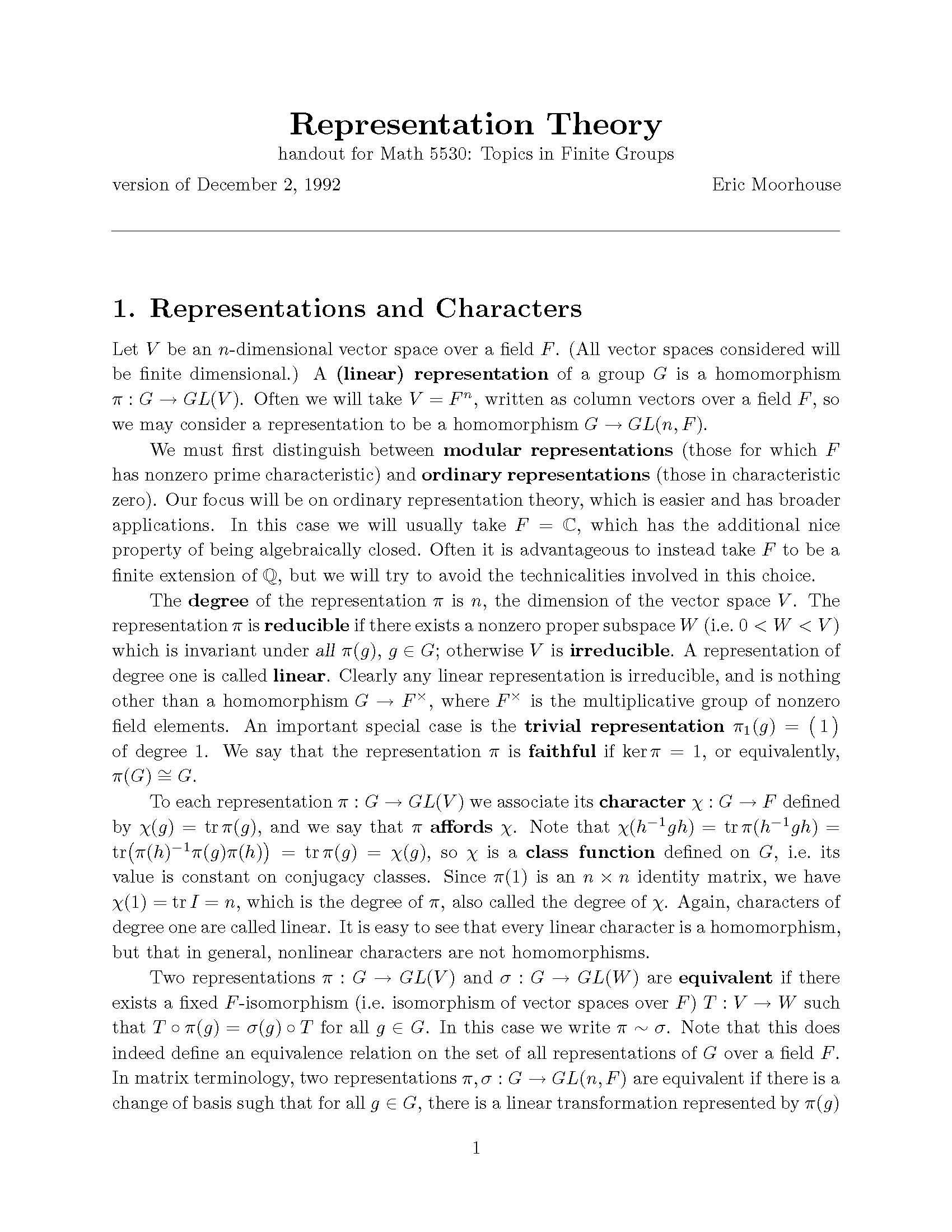 Theory of Groups