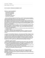 LECTURE 1 & 2 week one